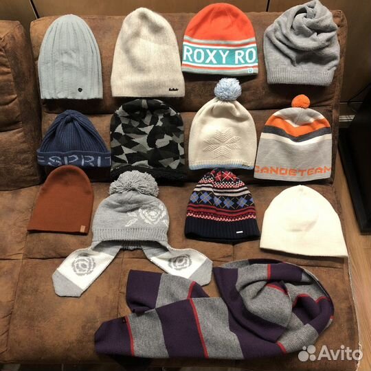 Шапки canoe, benetton, roxy, finn flare, esprit