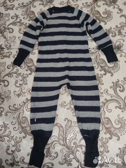 Комбинезон шерстефлис Joha + пинетки Joha