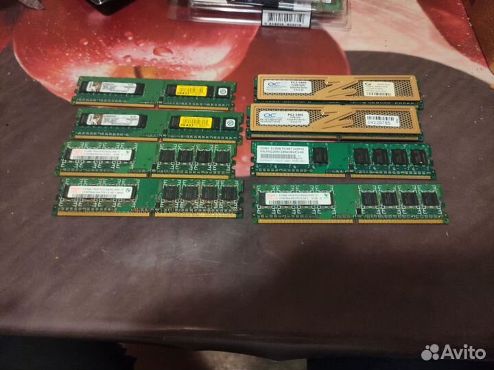 Оперативная память ddr2 512 mb, 1gb