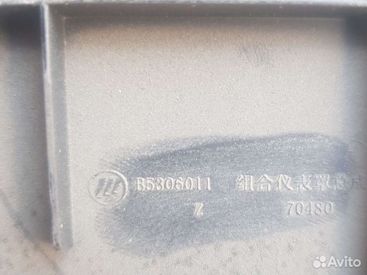 Накладка панели приборов Lifan Solano 620