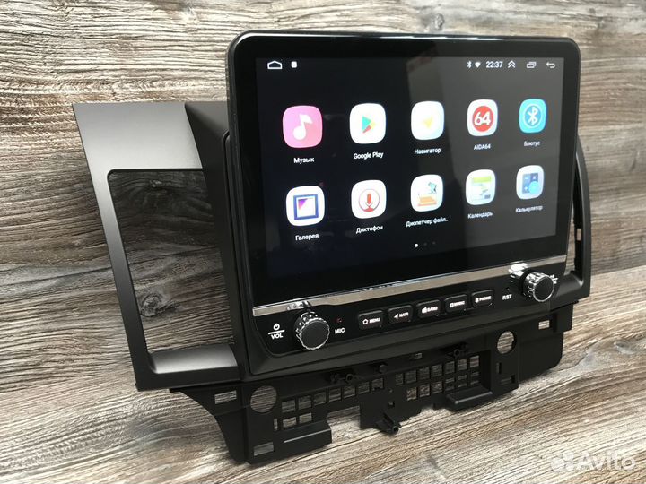 Магнитола на Mitsubishi Lancer X