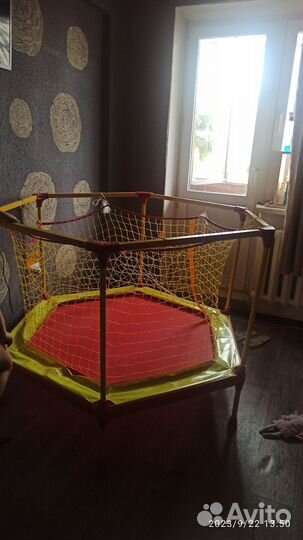 Батут с сеткой бу