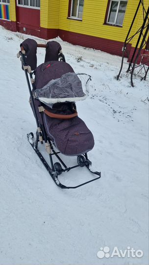 Санки коляска nika