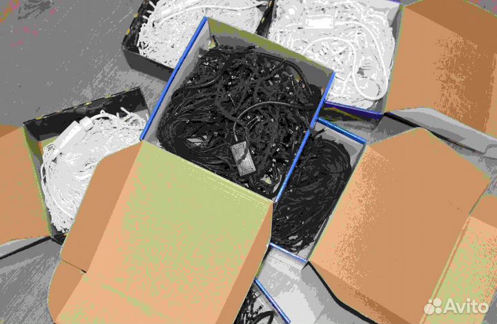 Гирлянда бахрома 25м