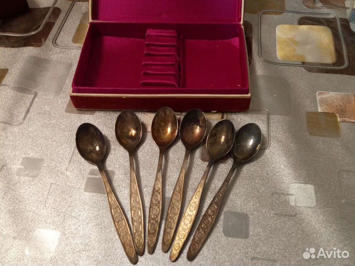 Чайные ложки из мельхиора СССР
