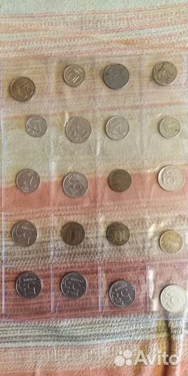 Монеты 5 р 1997- 2016. 20 р 1992 л,10 р 2009 м