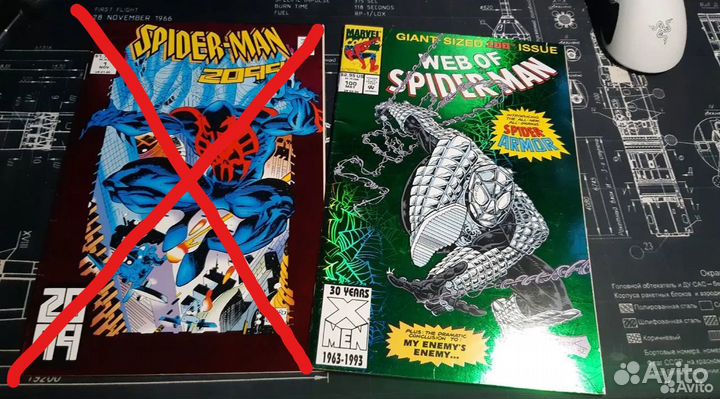 Фольгированный комикс Web of Spider-Man Vol 1 #100