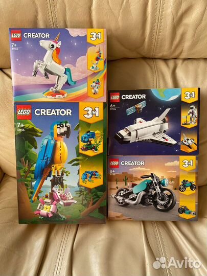 Lego Creator 31134,31135,31136,31140