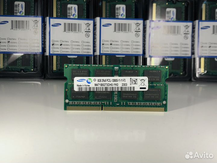 DDR3L 8GB 1600MHZ Samsung для ноутбука
