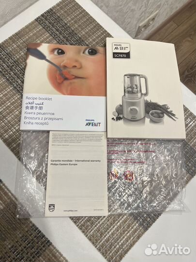 Пароварка блендер philips avent