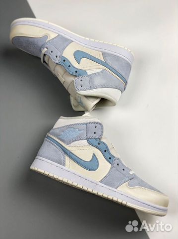 Кроссовки Nike Air Jordan 1 Mid Grey Tan