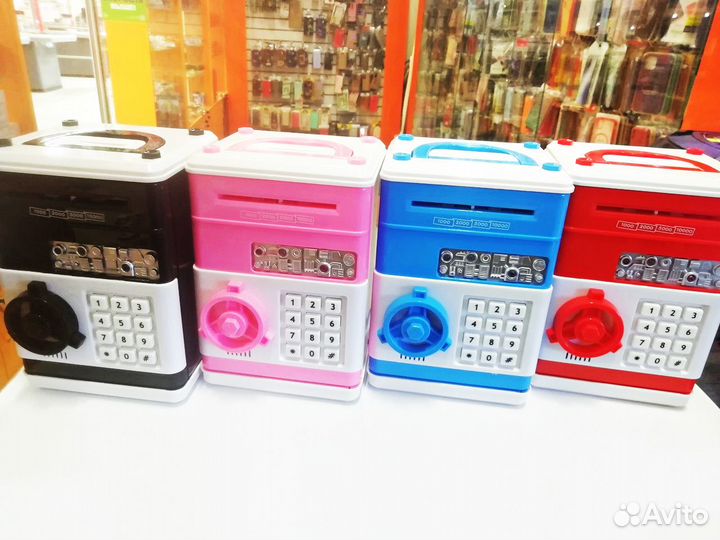 Копилка сейф игрушка электронная