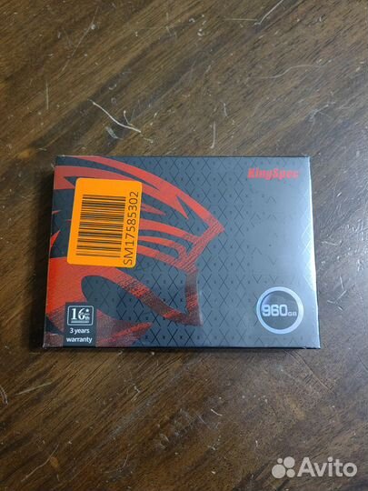 Новый SSD накопитель 960гб