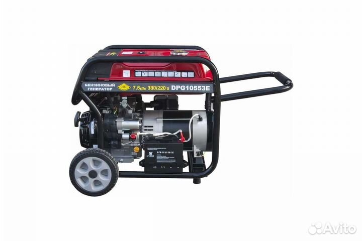 Трехфазный бензиновый генератор DDE DPG10553E
