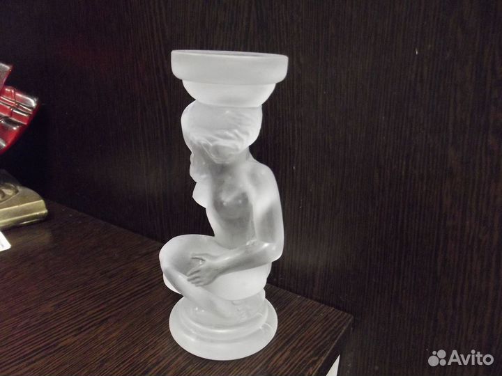 Подсвечник стекло СССР