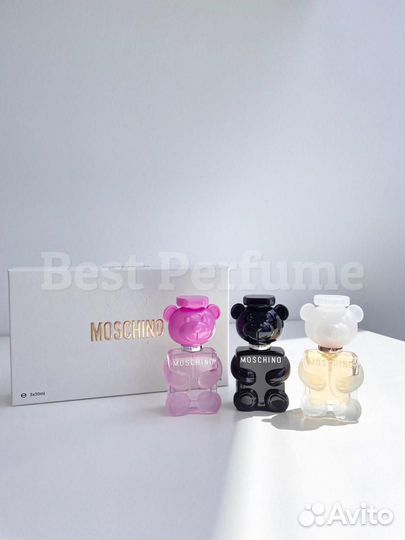 Moschino 3x30ml набор парфюма Москино