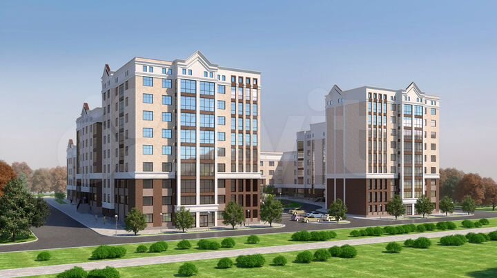 3-к. квартира, 101,6 м², 2/8 эт.