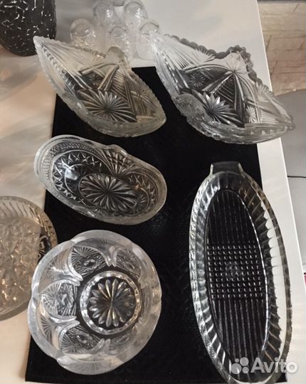 Конфетница, селёдочница, вазочки