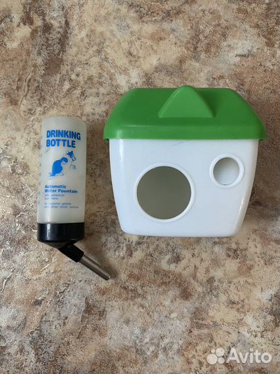 Домик+поилка для грызунов