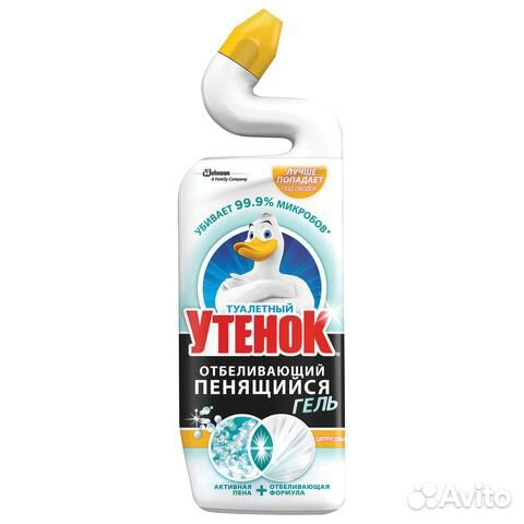 Средство для уборки туалета 750 мл, туалетный утен