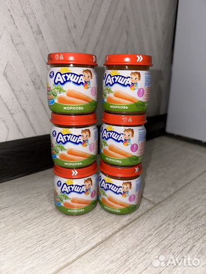 Овощные пюре агуша