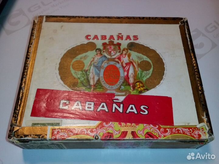 Винтаж коробка сигар 