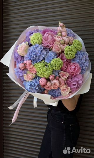 Розы Пионовидные Букеты Пионов с доставкой 24/7