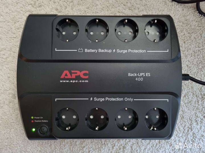 Источник бесперебойного питания APC Back-UPS 400