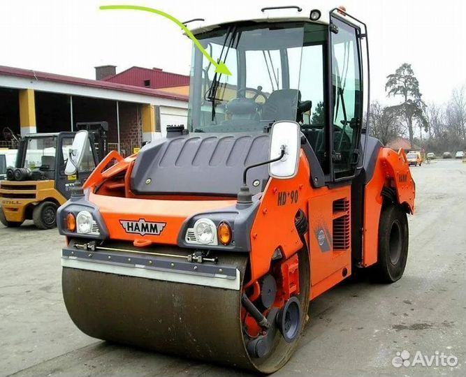 Стекло на Каток Hamm HD 90 / Hamm HD 110