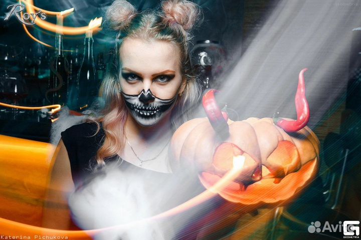 Грим на хэллоуин