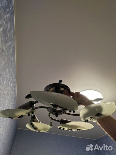 Люстра потолочная бу