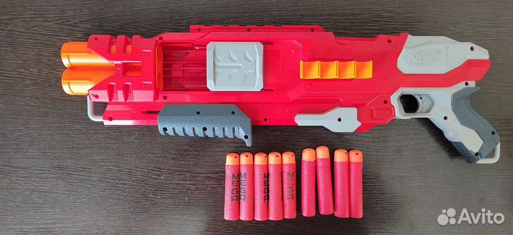 Бластер nerf mega doublebreach