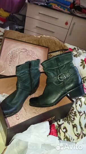 Ботинки кожаные 40 размер Chester