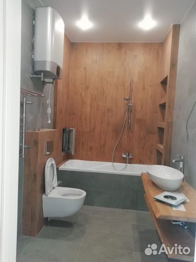 Укладка керамогранита. Ремонт ванной под ключ