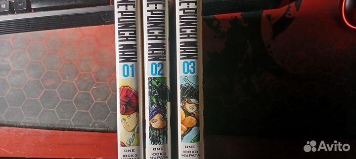 Манга One Punch Man 3 книги