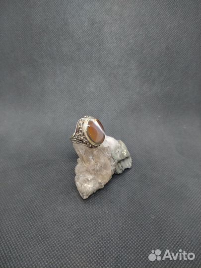 Кольцо агат