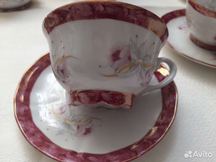 Чайный сервиз фарфор новый