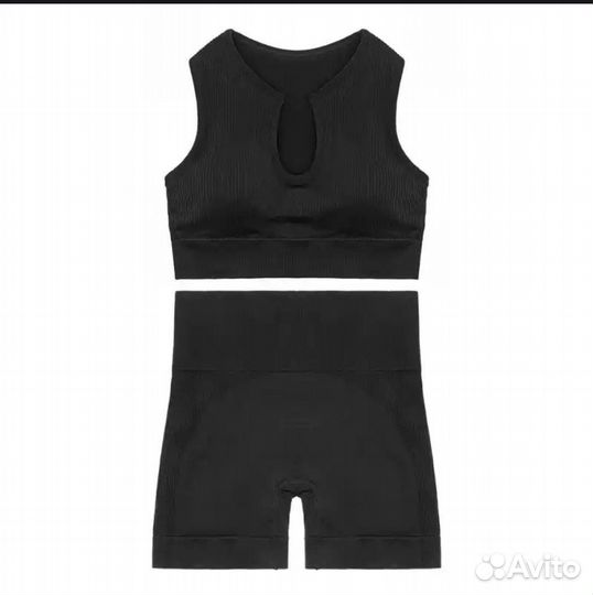 S166. Черный спортивный комплект XS