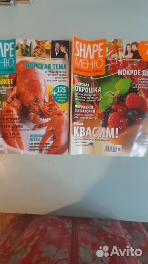 Журнал shape меню