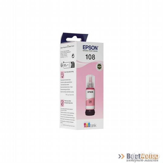 Картридж Epson 108 C13T09C64A Light Magenta для L8