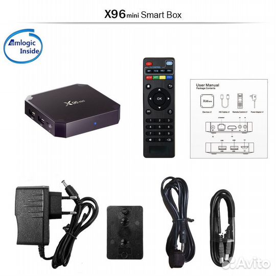 Тв смарт X96 мини и мах 2-4 \16-32-64 гб(новая)