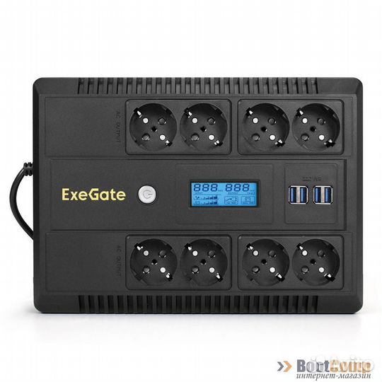 Ибп Exegate NEO SMART LHB-1000 1000VA/650W EX29385