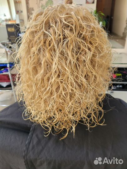 Завивка на Блонд