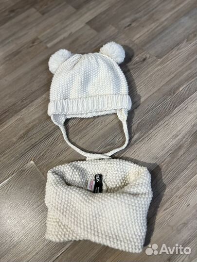 Шапка и снуд zara