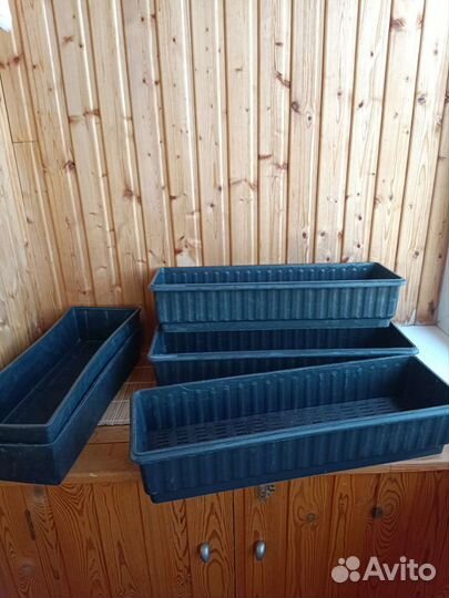 Горшки балконные для цветов и рассады