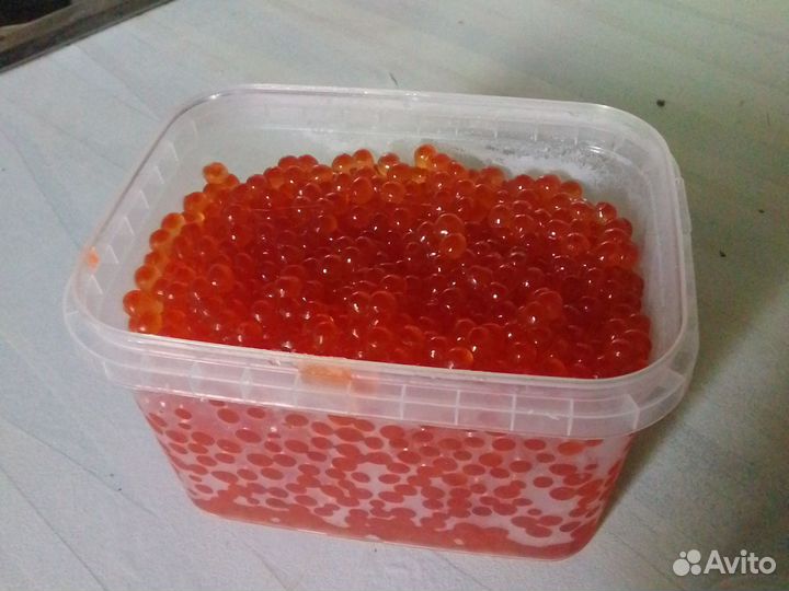 Красная икра кеты
