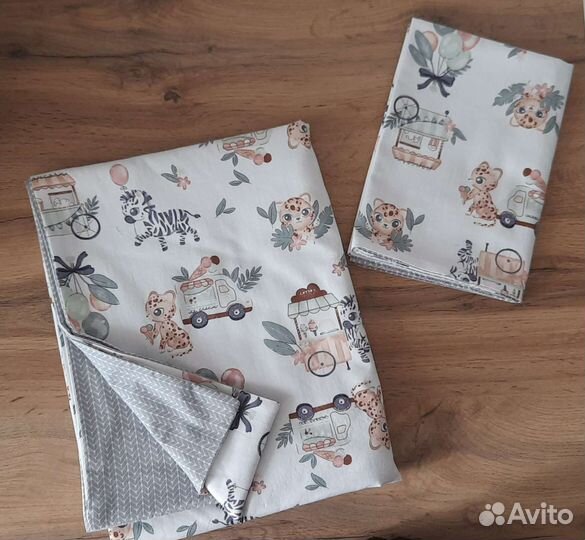 2 комплекта (пододеяльник и наволочка)