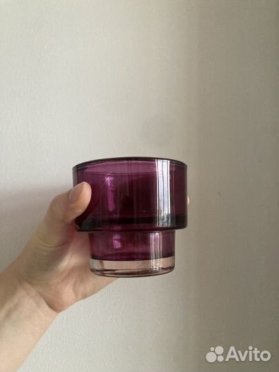 Подсвечник IKEA стекло