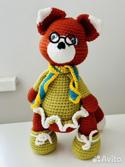 Мягкие игрушки Лиса ручная работа