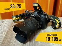 Nikon D7000 18-105 KIT пробег 23175 + 32GB